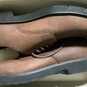NIB Dockers Augusta Leather Shoes-Dark Brown Sz 12